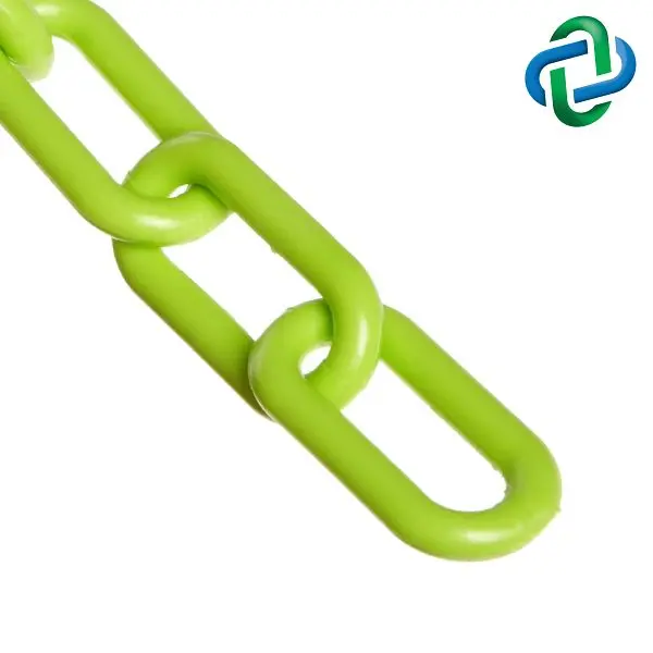 Mr. Chain Plastic Barrier Chain, Securety Olive, 3-Inch Link Diameter, 100-Foot Length, 80014-100