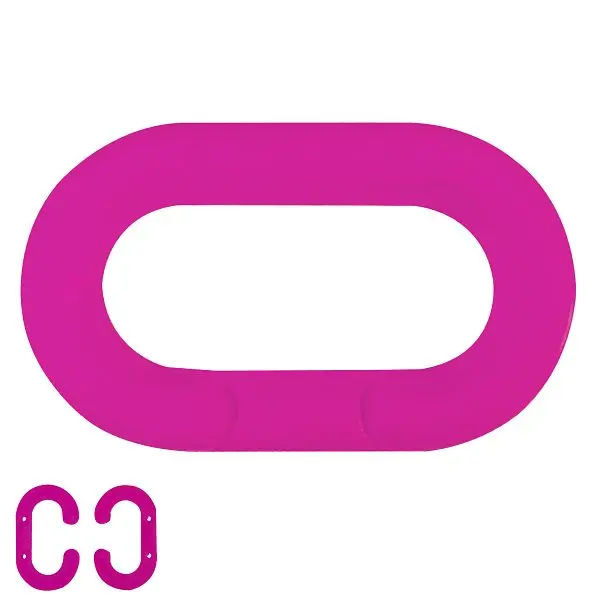Mr. Chain Plastic Master Link, Securety Hitch Pink, 2-Inch Link Diameter, Quantity: 10 Pieces, 50725-10