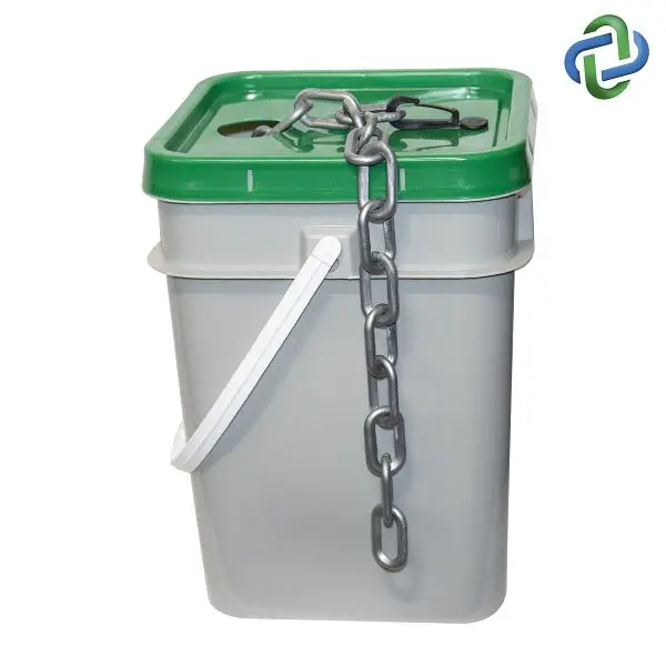 Mr. Chain Polymer Barrier Chain Pail, Metallic Silver 70 Foot Length, 80008-P