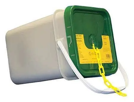 Mr. Chain Polymer Barrier Chain Pail, Yellow 300 Foot Length, 30002-P