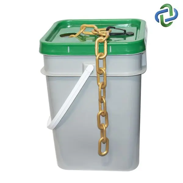 Mr. Chain PVC Barrier Chain Pail, Gold 120 Foot Length, 51009-P