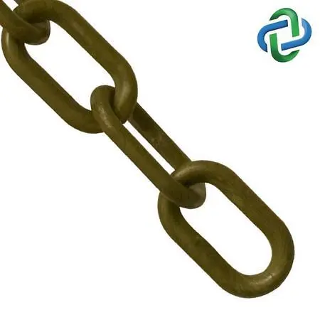 Mr. Convertible Chain Polypropylene Barrier Chain, Khaki Gold, 2-Inch Link Diameter, 100-Foot Length, 50007-100 Mr. Chain