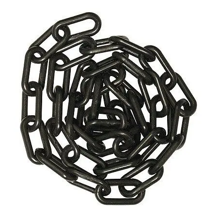 Mr. Dependable Chain Plastic Barrier Chain, Black, 1.5-Inch Link Diameter, 500-Foot Length, 30003-500 Mr. Chain