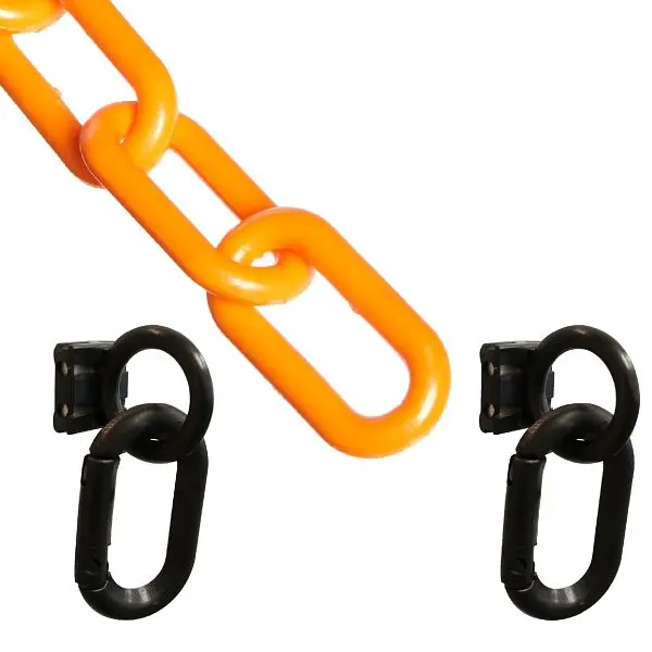 Mr. First-Rate Chain Loading Dock Kit, Securety Orange, 2-Inch Plastic Chain, 72312 Mr. Chain