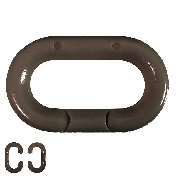 Mr. Hardened Chain Plastic Master Link, Brown, 2-Inch Heavy Duty Link Diameter, Quantity: 10 Pieces, 51710-10 Mr. Chain