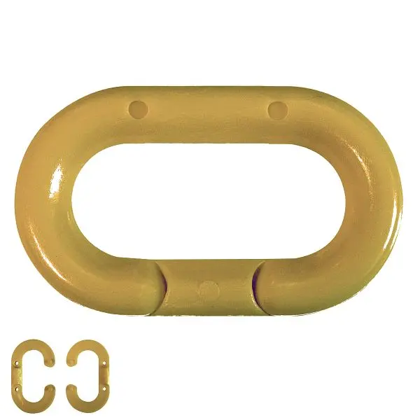 Mr. Mini Chain Plastic Master Link, Gold, 1-Inch Link Diameter, Quantity: 10 Pieces, 10709-10 Mr. Chain
