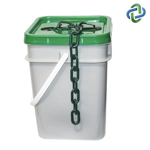 Mr. Non-Slip Chain Plastic Barrier Chain Pail, Evergreen 160 Foot Length, 50054-P Mr. Chain