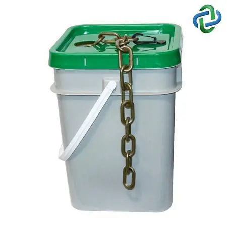 Mr. Protective Chain Plastic Barrier Chain Pail, Khaki Gold 350 Foot Length, 10007-P Mr. Chain