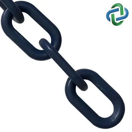 Mr. Quick-Release Chain Polypropylene Barrier Chain, Cobalt Blue, 2-Inch Link Diameter, 25-Foot Length, 50066-25 Mr. Chain