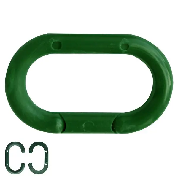 Mr. Ready-to-Use Chain Delrin Master Link, Evergreen, 2-Inch Link Diameter, Quantity: 10 Pieces, 50754-10 Mr. Chain