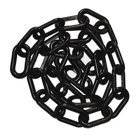 Mr. Regular Chain Nylon Barrier Chain, Black, 2-Inch Link Diameter, 500-Foot Length, 50003-500 Mr. Chain