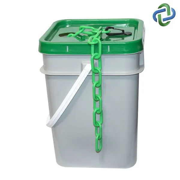 Mr. Secure Chain Plastic Barrier Chain Pail, Green 160 Foot Length, 50004-P Mr. Chain