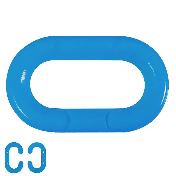 Mr. Smooth-Operating Chain Polypropylene Master Link, Sky Blue, 1-Inch Link Diameter, Quantity: 10 Pieces, 10724-10 Mr. Chain