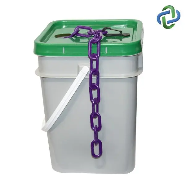 Mr. Textured Chain ABS Plastic Barrier Chain Pail, Purple 160 Foot Length, 50023-P Mr. Chain