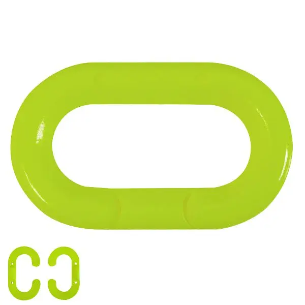 Mr. Tough Chain Plastic Master Link, Securety Green, 2-Inch Link Diameter, Quantity: 10 Pieces, 50714-10 Mr. Chain