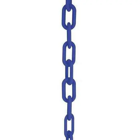 Mr. Unique Chain Plastic Barrier Chain, Blue, 2-Inch Link Diameter, 100-Foot Length, 50006-100 Mr. Chain