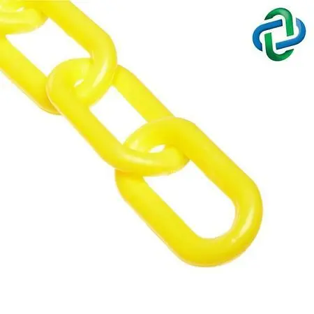 Mr. Upgraded Chain Plastic Barrier Chain, Yellow, 1-Inch Link Diameter, 100-Foot Length, 10002-100 Mr. Chain