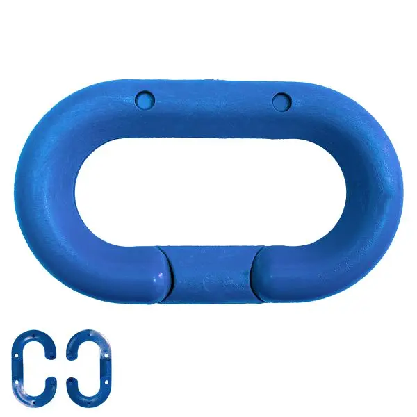 Mr. Upgraded Chain Plastic Master Link, Blue, 1.5-Inch Link Diameter, Quantity: 10 Pieces, 30706-10 Mr. Chain