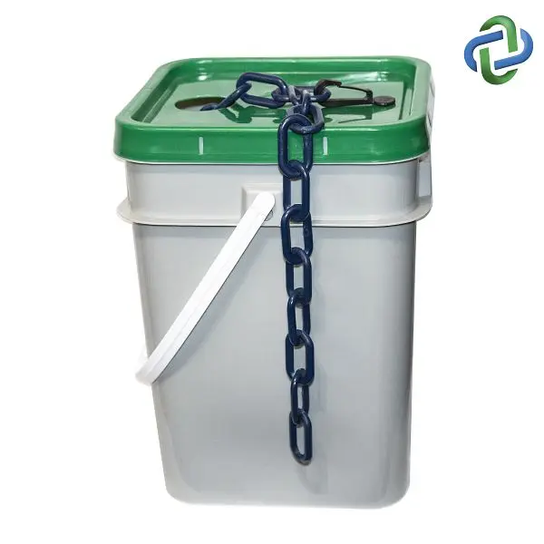 Mr. Versatile Chain Plastic Barrier Chain Pail, Cobalt Blue 120 Foot Length, 51066-P Mr. Chain
