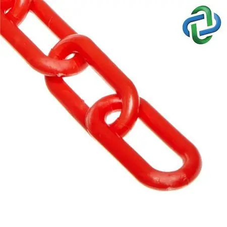 Mr. Visible Chain Polymer Barrier Chain, Red, 2-Inch Link Diameter, 25-Foot Length, 50005-25 Mr. Chain