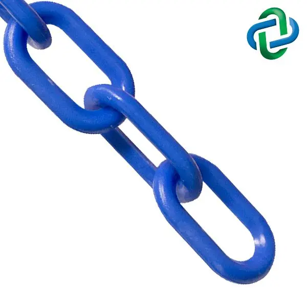 Mr. Weather-Resistant Chain ABS Plastic Barrier Chain, Blue, 2-Inch Link Diameter, 50-Foot Length, 50006-50 Mr. Chain