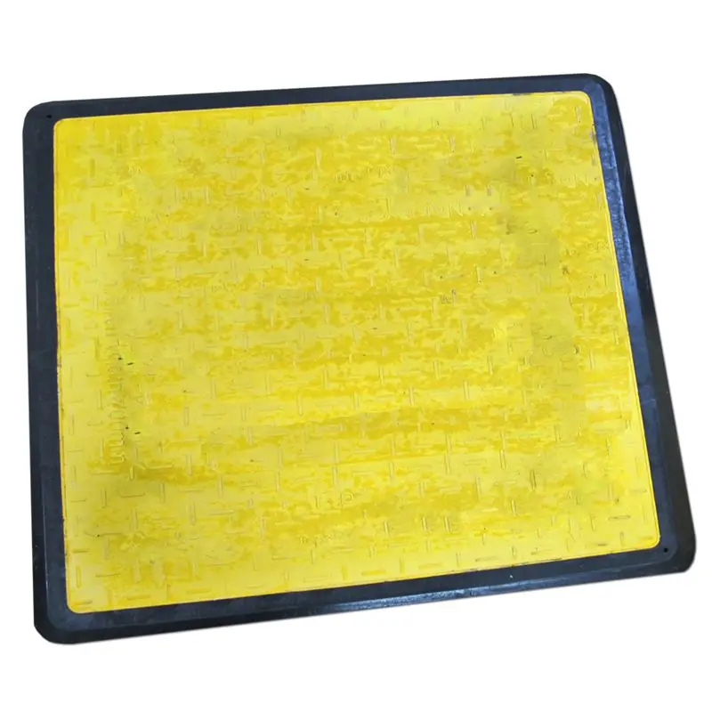 Plasticade Pedestrian Trench Cover, Yellow, CSP-TCPED-Y