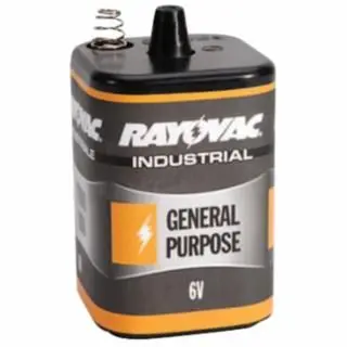 Rayovac 6-Volt Spring Terminal Battery, Heavy Duty, 908D, Carbon-Pot Metal, 2/Pk, Quantity: 4 Bundle, 944-2RC