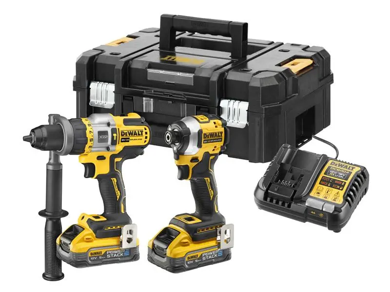 DEWALT DCK2052H2 POWERSTACK Twin Kit 2 x 5.0Ah Li-ion Quick-Connect