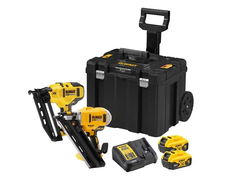 DEWALT DCK264P2T XR Nailer Twin Pack 18V 2 x 5.0Ah Li-ion Milwaukee