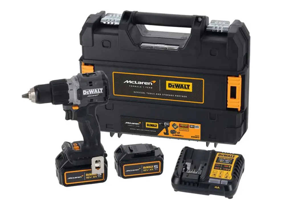 Dewalt Power Tools Dcd85mp2t Mclaren F1 Xr Brushless Combi 18V 2 X 5.0Ah Li-Ion