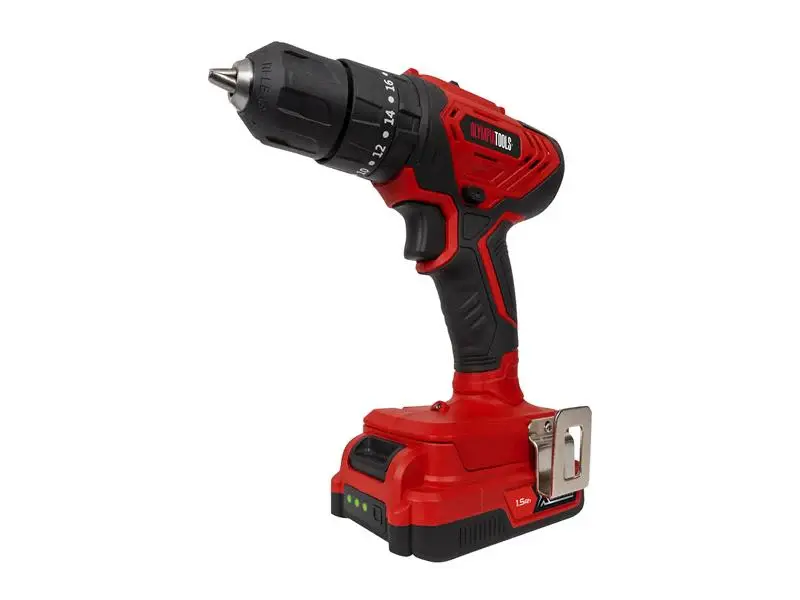 Olympia Power Tools X20Sª Combi Drill Driver 20V 2 x 1.5Ah Li-ion Red
