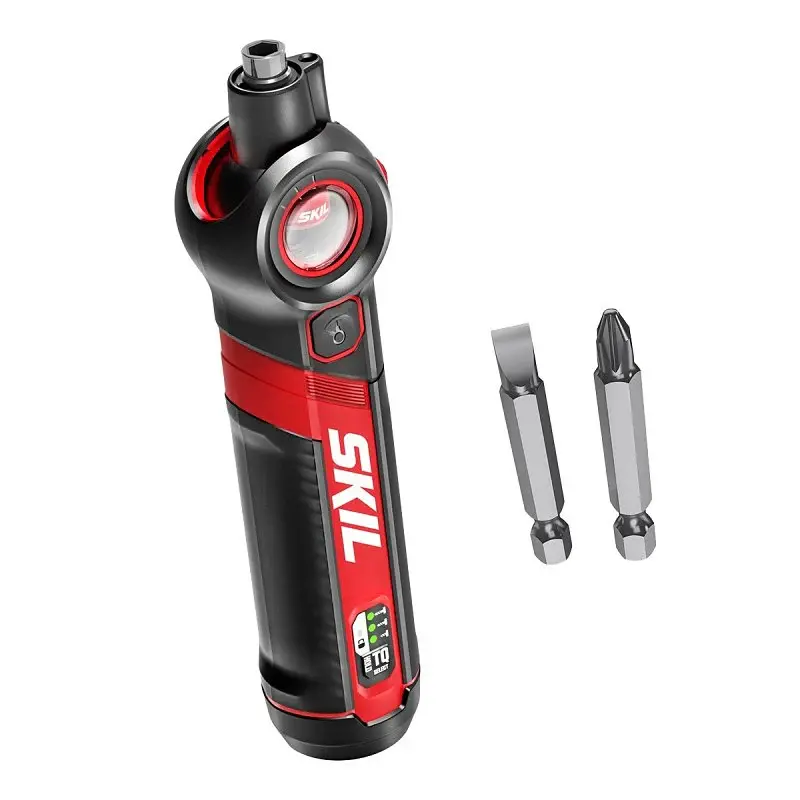 Skil PWRCORE 20 SD5619-01 Wireless Screwdriver, Battery Included, 4 V, 2 Ah, 1/4 Chuck