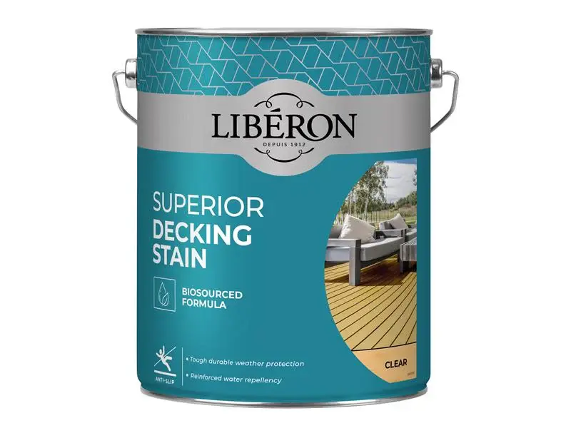 Liberon Outstanding Decking Stain Clear 5 litre