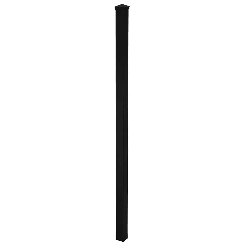 Post Installing 4' to 5' High Fence, 96'' onyx