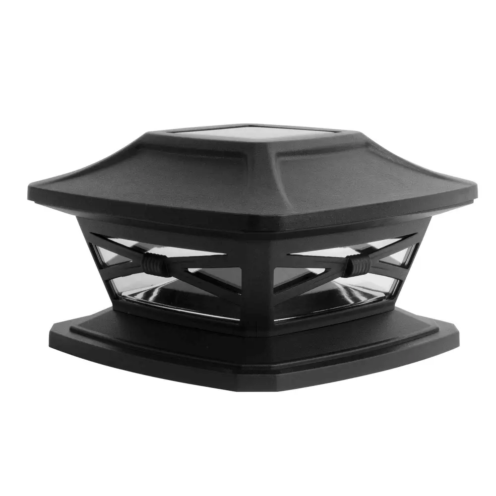 Solar Fence Post Cap Plastic Lens, Onyx