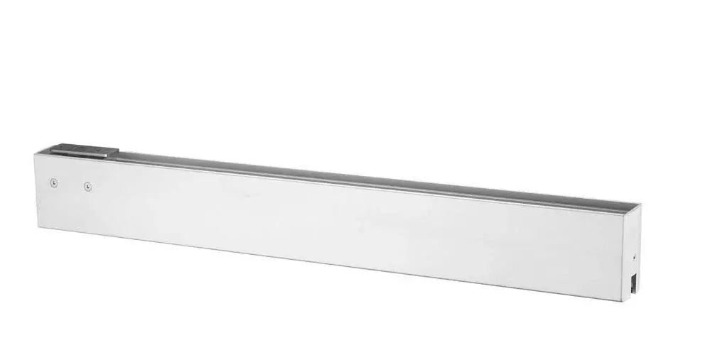 IDR100TOPPSS-Left Polish Stain-resistant Top Door Rail 35-3/4 Ceiling Pivot