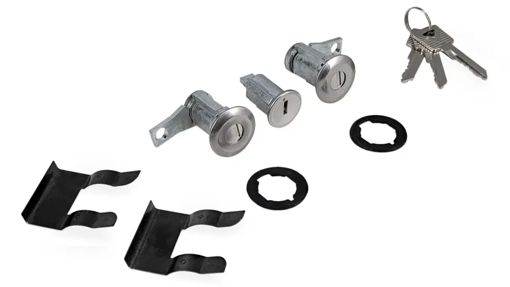 Door Lock & Ignition Place w/Keys, 1968-77 Ford Bronco