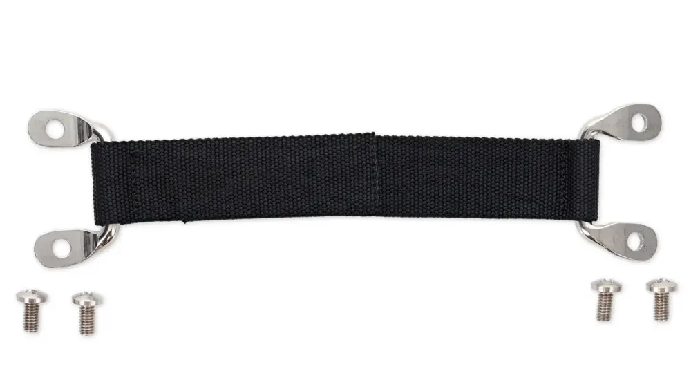 Door Limiting Strap w/Hardware, 1966-77 Ford Bronco Anti-Corrosion Finish