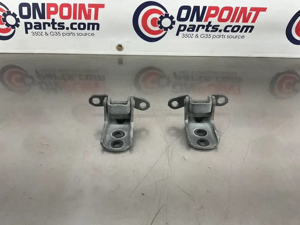 09-20 Nissan 370Z Driver Left Door Hinges 804001EA0A 804011EA0A OEM 15BKJDA