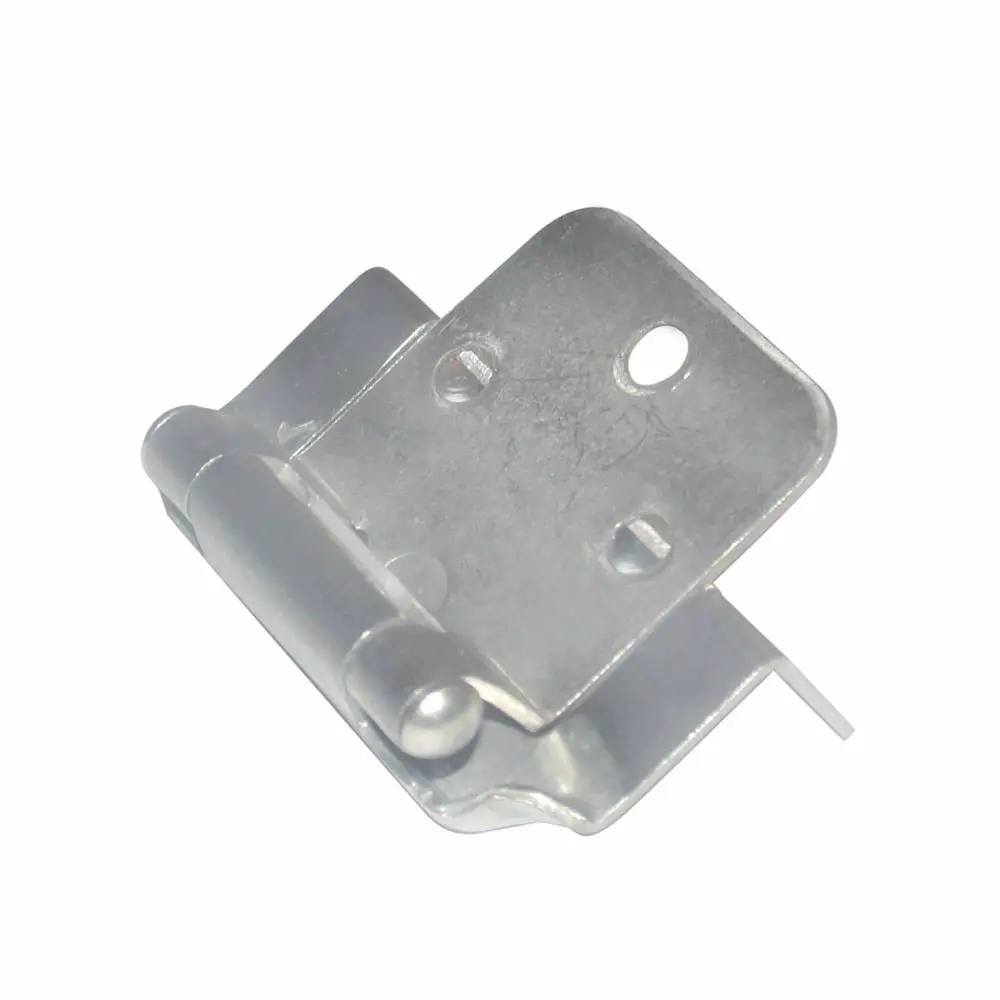 Brushed Nickel Self-Closing Hinge, duo-pack