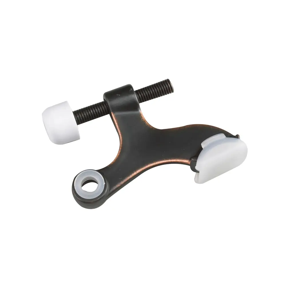 Heavy-Duty Hinge Pin Door Stop, Oil-Rubbed Bronze