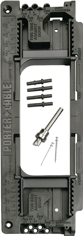 Privacy Lock Porter-Cable 59370 Door Hinge Template, Plastic/Steel
