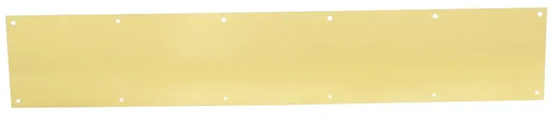 Schlage C8400B3-6X34 Kick Plate, 34 L, 6 W, Warm alloy