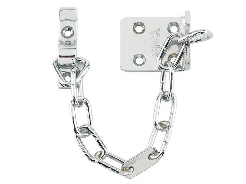 Yale Locks Ws6 Security Door Chain - Shiny metal Finish