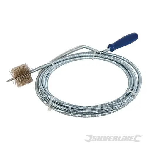 Silverline Drain Auger Brush 3m x 33mm - 342654