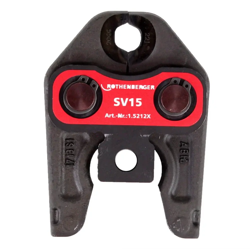 Rothenberger 015212X Regular Press Jaw - SV15 - ROMAX 4000 Press Jaw SV - 15MM