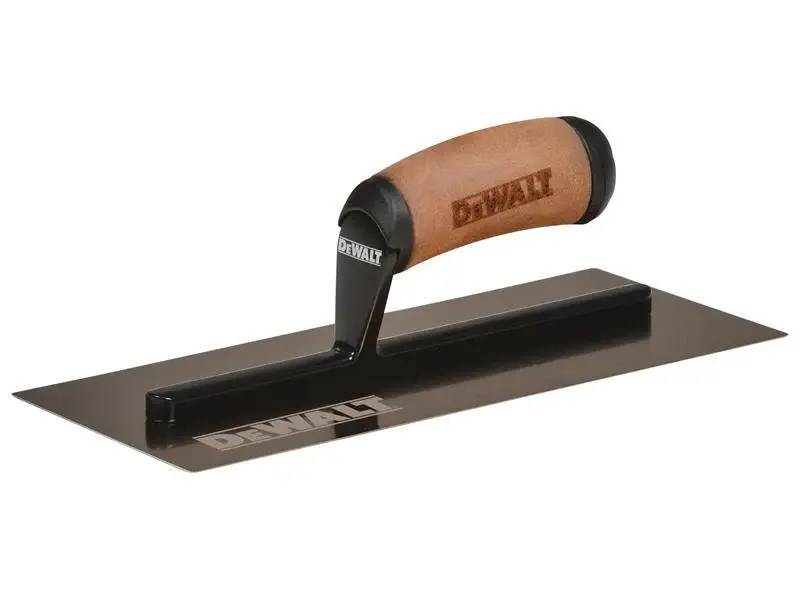 Heavy-Duty Hand Truck Dewalt Dry Wall Gold Rust-proof Steel Finishing Trowel 11.5in