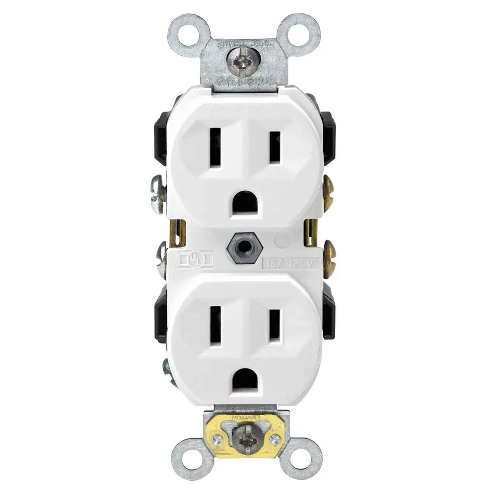 Duplex Receptacle Outlet 2-Pole and 3-Wire 15 / 125 V, Ivory