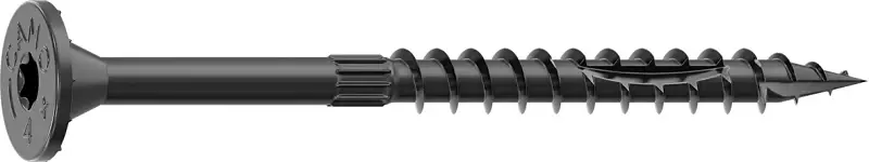 Camo 0366209 Structural Screw, 5/16 Thread, 4 L, Flat Head, Star Drive, Sharp Point, PROTECH Ultra 4 Coated, 250