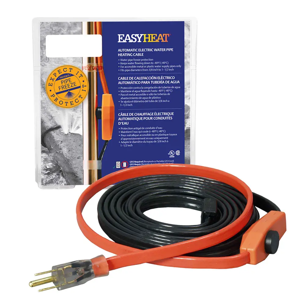 Automatic Electric Water Pipe Heating Cable, 18'
